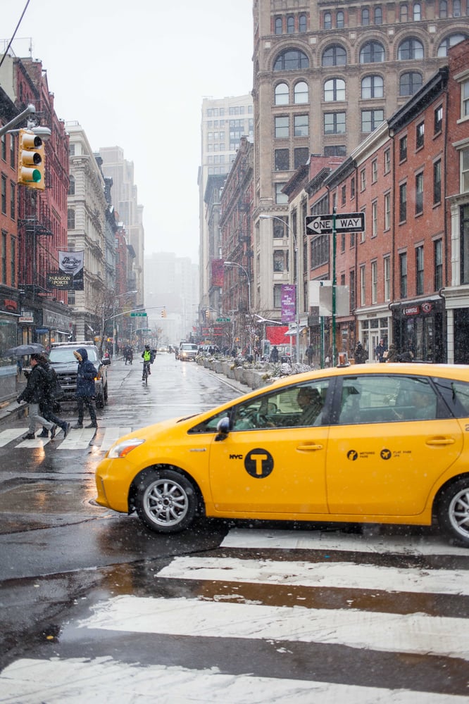 Image of Cab in the Snow 6
