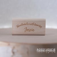 Image 1 of Handmade with love by Personalized Stamp