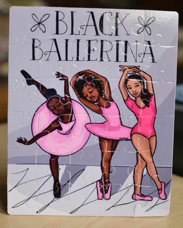 Image of Black Ballerina Puzzles