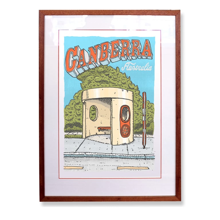 Classic Bus stop Limited Edition Digital Print Image 4