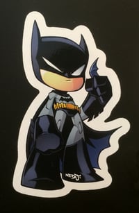 Image 3 of ORIGINAL ART Chibi Batman Sticker