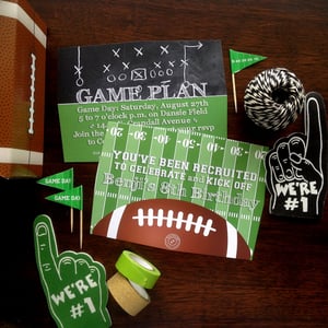 Image of Football Party Invitations