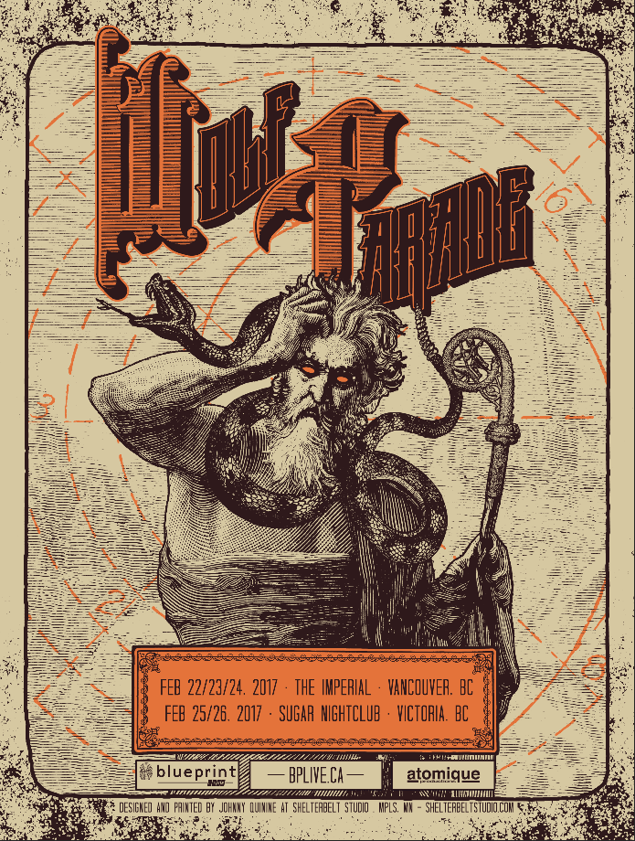 Image of Wolf Parade - B.C. Shows, February 2017