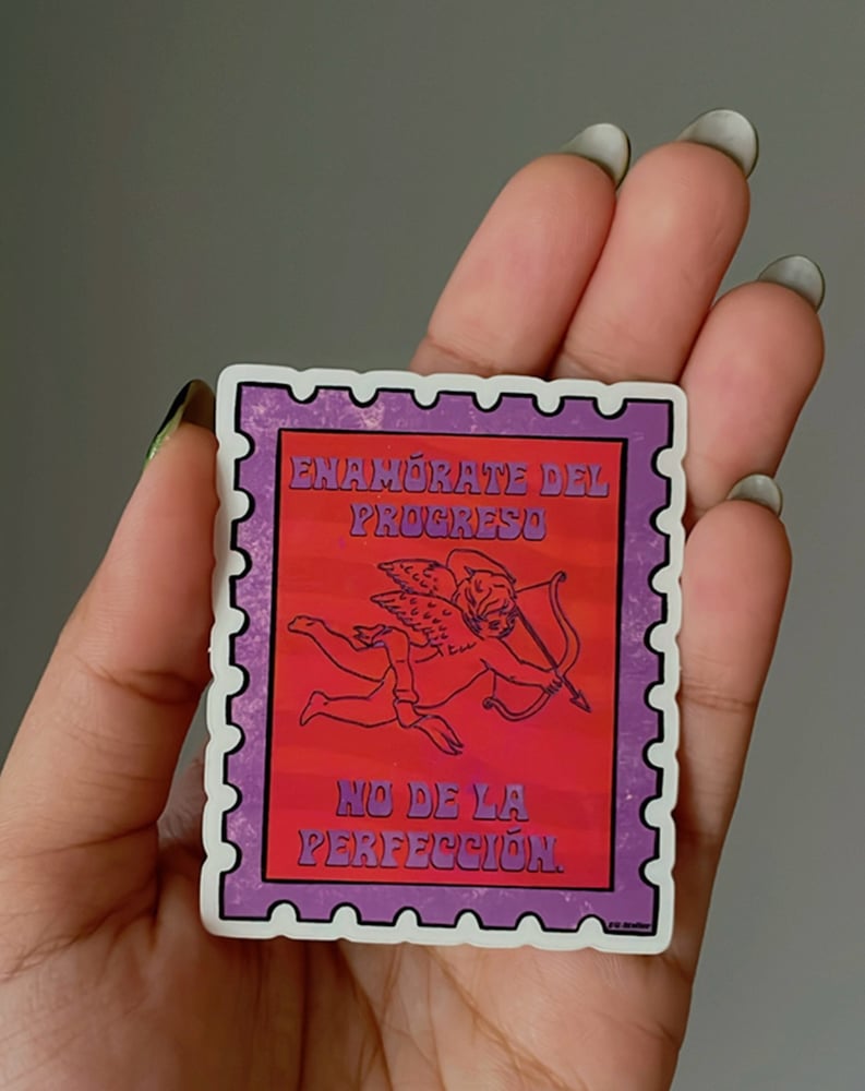 Image of Stupid Cupid Stamp Sticker