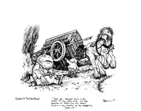 Image 1 of Toad's Caravan in ruin Original Art