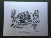 Image 2 of Toad's Caravan in ruin Original Art