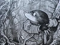 Image 3 of Mole lost in the Wild Wood Original Art