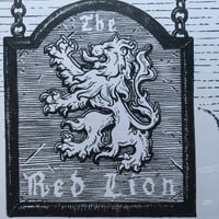 Image 3 of The Red Lion Tavern Sign Original Art