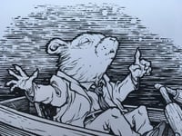 Image 3 of Rat hears faint music on the breeze Original Art