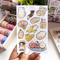 Image 3 of Banana Dessert | Matte Sticker Sheet