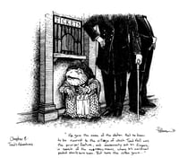 Image 1 of Toad at the Train Ticket Station Original Art