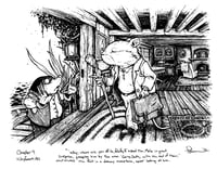 Image 1 of Mole Stops Rat from his wanderlust Original Art