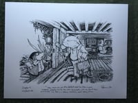 Image 2 of Mole Stops Rat from his wanderlust Original Art