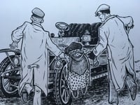 Image 3 of Toad lifted off the road Original Art
