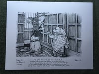 Image 2 of Toad sends a weasel off with invitations Original Art