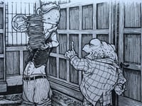 Image 3 of Toad sends a weasel off with invitations Original Art