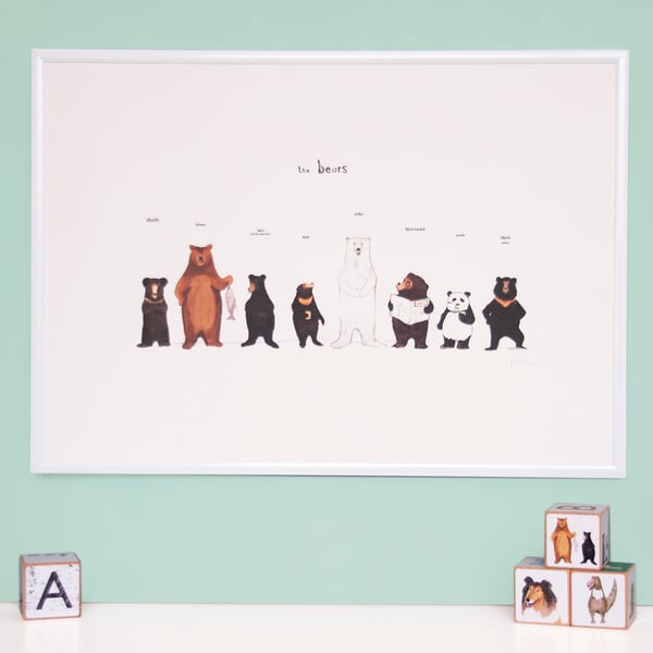 Image of The Bear Family Print