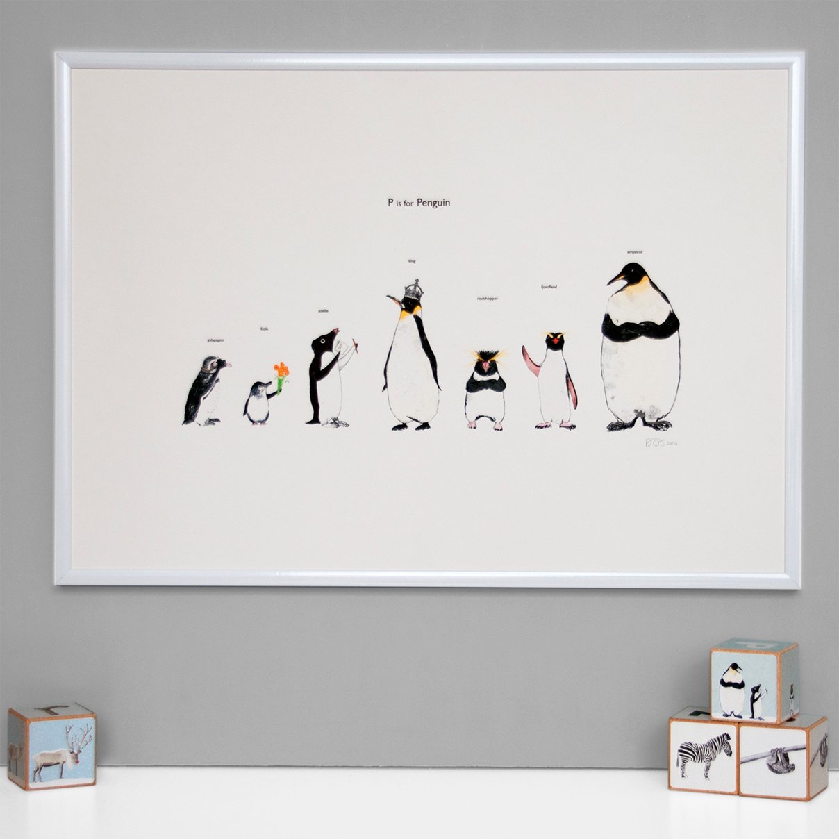 Image of P is for Penguin Print