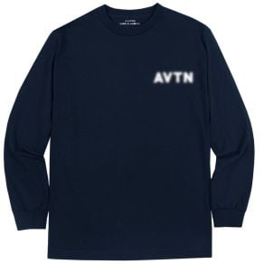Image of Aviation "Blurred Out" Long Sleeve - Navy