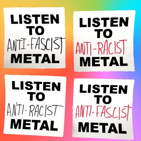 Image of Anti-Racist / Anti-Fascist Stickers