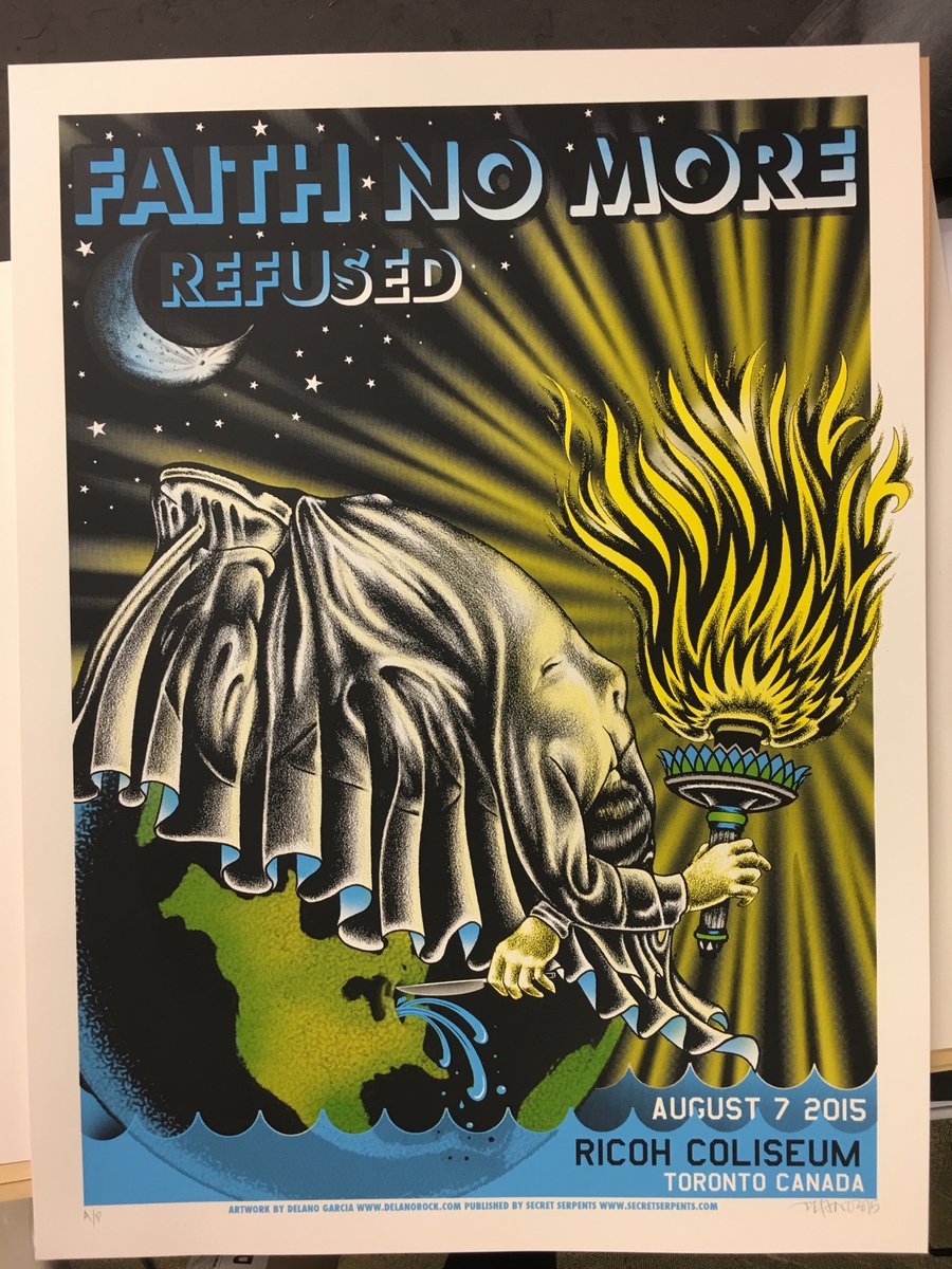 Image of Faith No More - 8/07/16 - Ricoh Coliseum - Toronto Canada