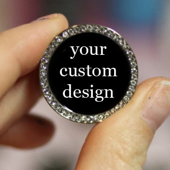 Image of Custom Design in Gem Tunnels (sizes 0g-1")