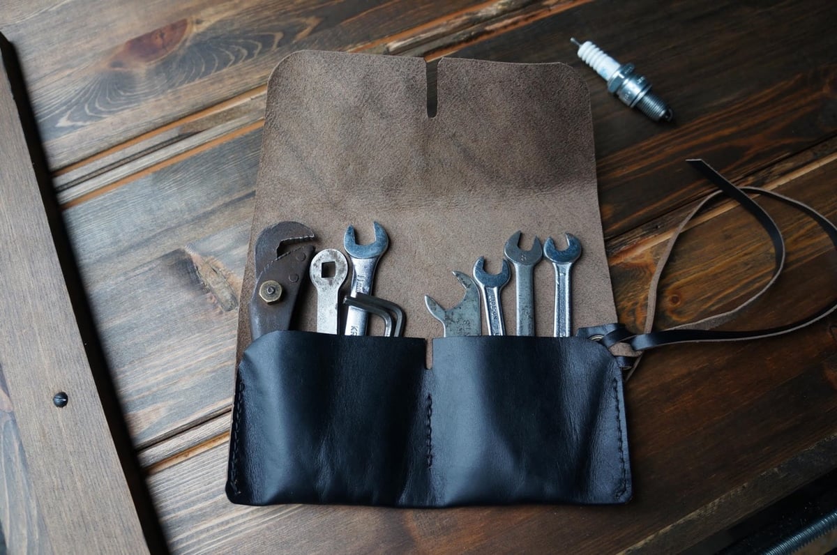 Horween Tool Roll/工具・ハーレー・ショベル・パンヘッド・バッグ