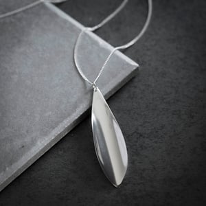 Image of Silver Leaf Necklace