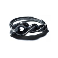 Image 2 of Ouroboros ring in sterling silver or gold
