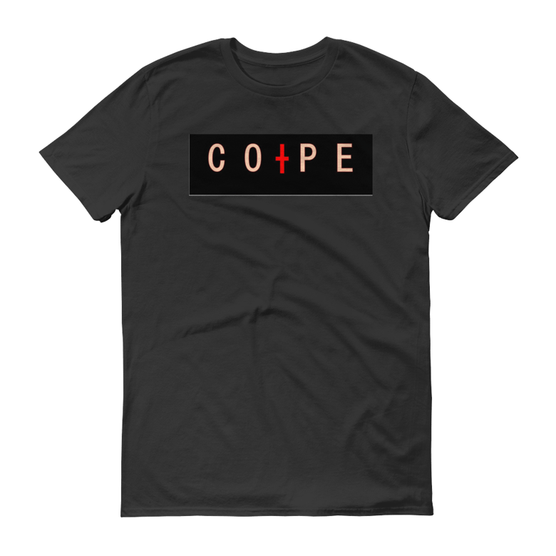 Image of COPE CHRIST T-SHIRT (Black)