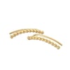 Gold beaded ear-climbers