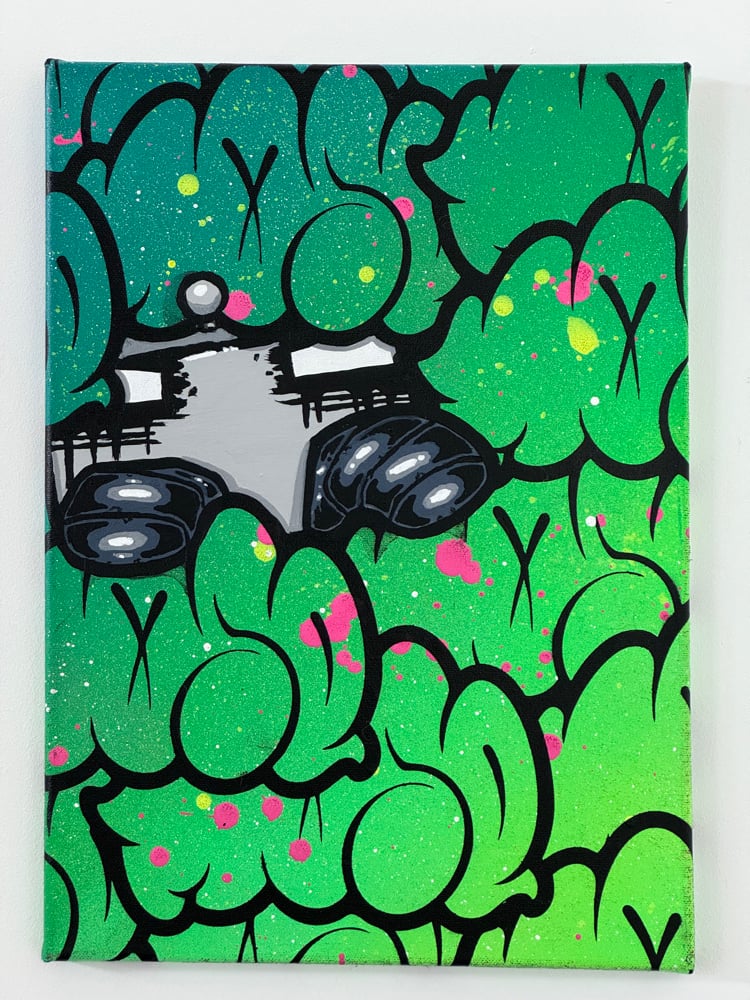 Image of bubble bot canvas