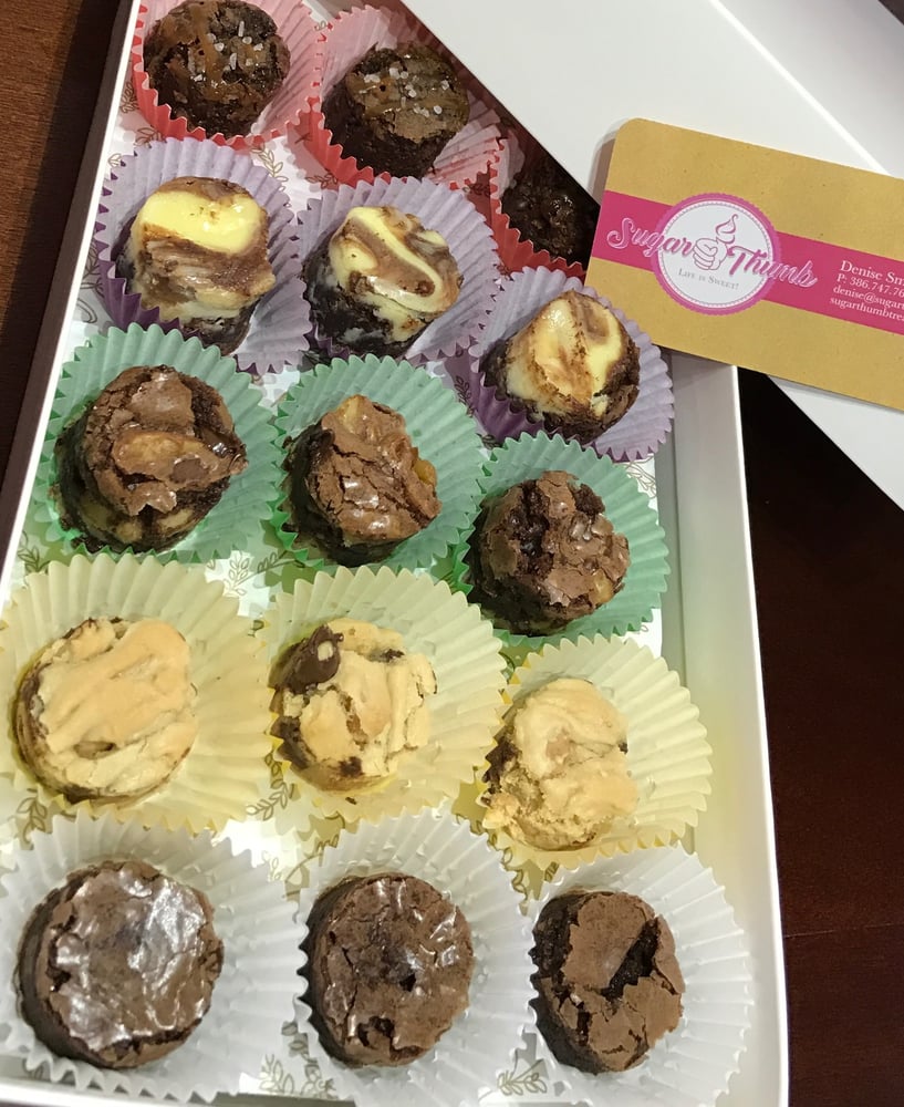 Bite Size Brownies Box Custom Sugar Thumb