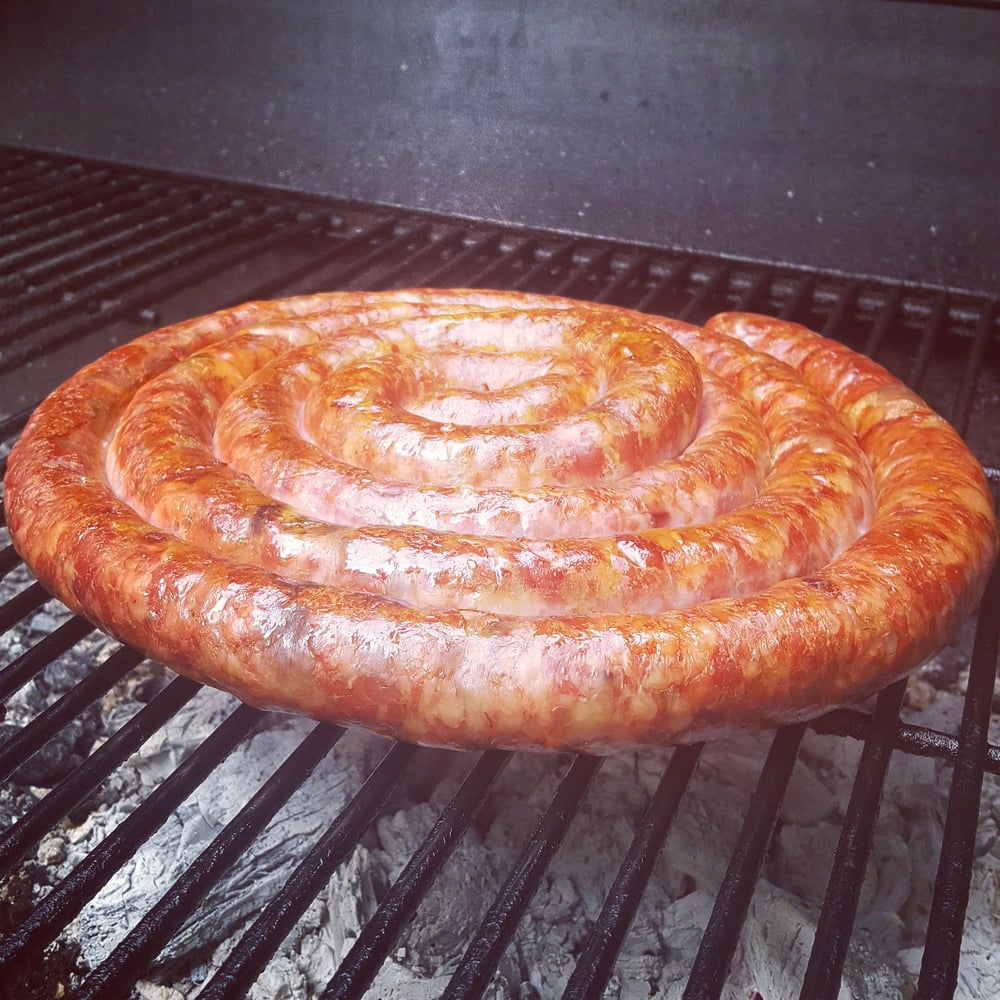 Image of Calabresa Defumada - Smoked Calabrese Sausage - 500g package