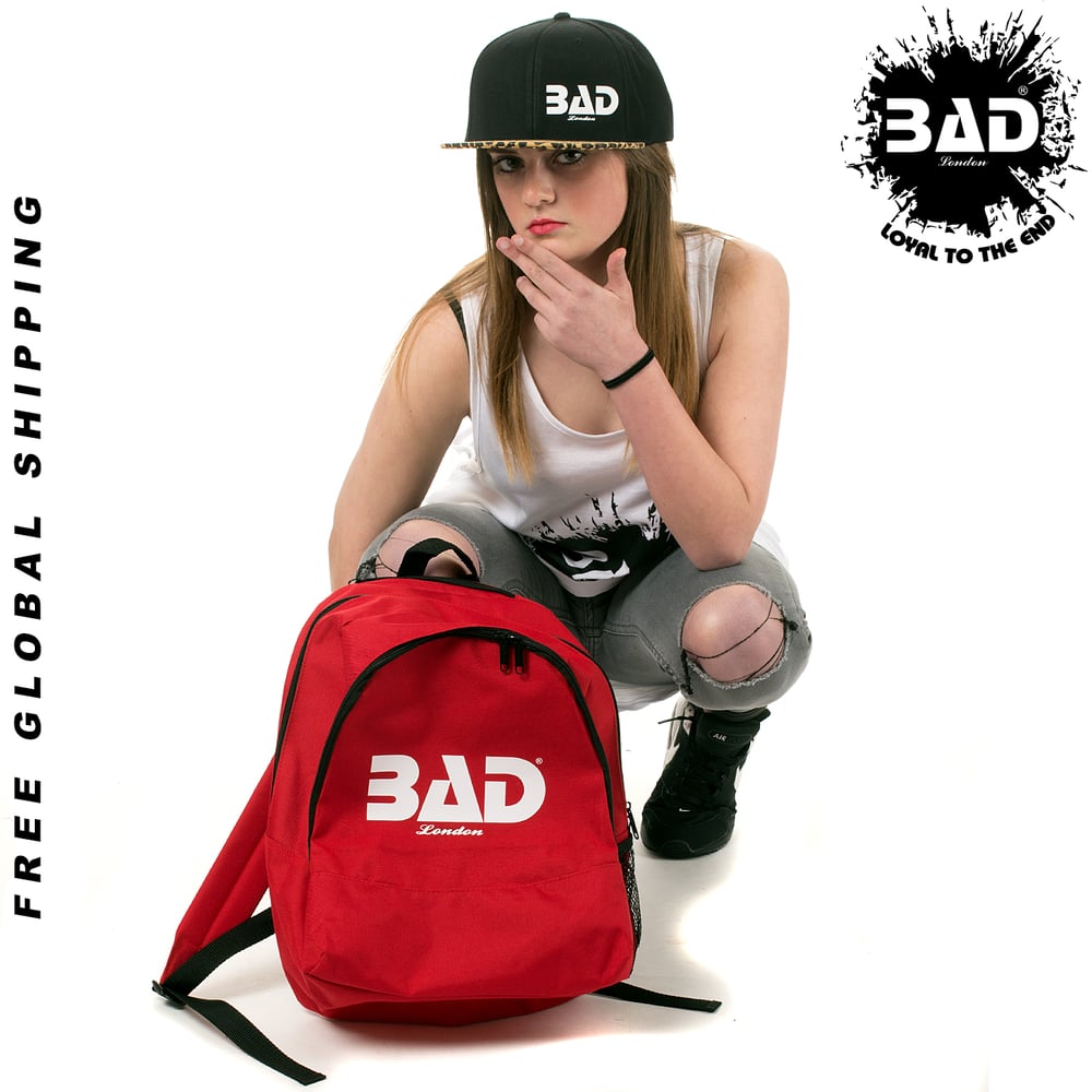 Bad Clothing London Premium Backpack Urban Streetwear and fitness fashion 