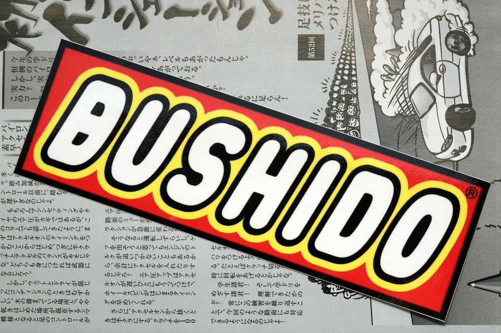 Image of Bushido Block Bumper Sticker