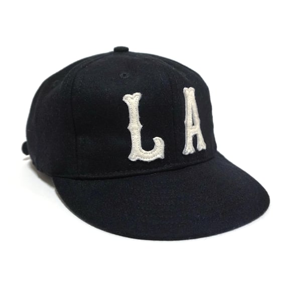 Image of Opponent x Ebbets Field Flannels - "LA" Cap [blk]