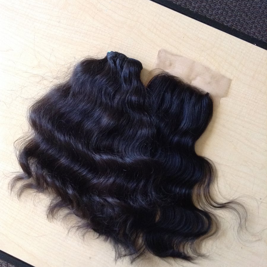 Image of Raw Indian Closures and Frontals