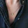 Winter Forest Blue Topaz Necklace