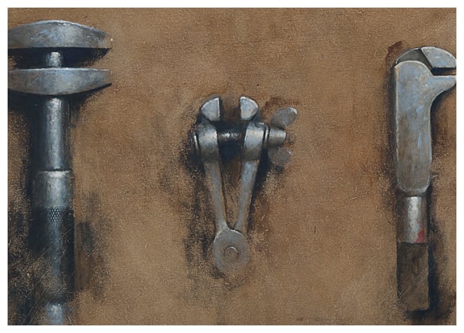 Image of 'Impermanence V (Four Hand Tools)'