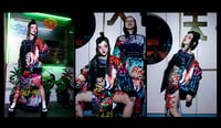 Image 3 of DVMVGE TOKYO X' TYO X Shibari Velvet 2way Dress