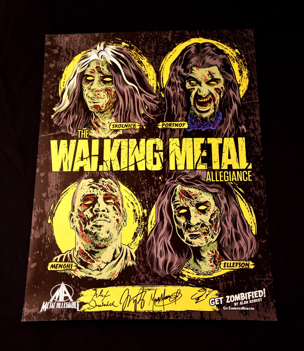 Image of The Walking Metal Allegiance Signed Poster