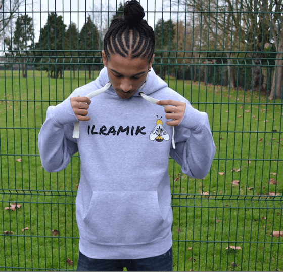 Image of Grey 'Lifelong' hoody