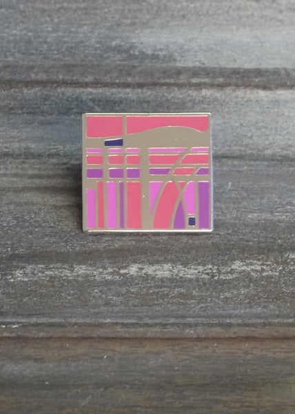 Image of Landscape pin badge