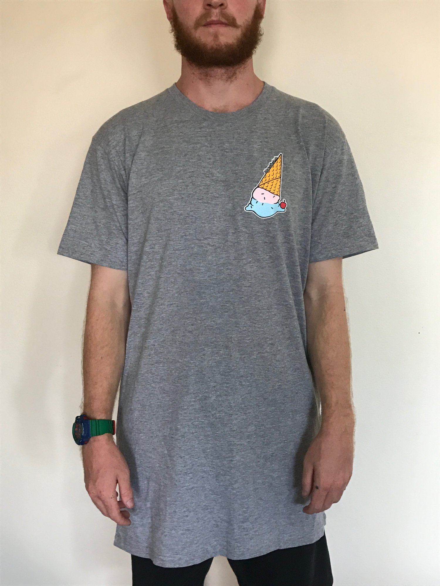 Image of Ice Cream Tall Tee (Grey)