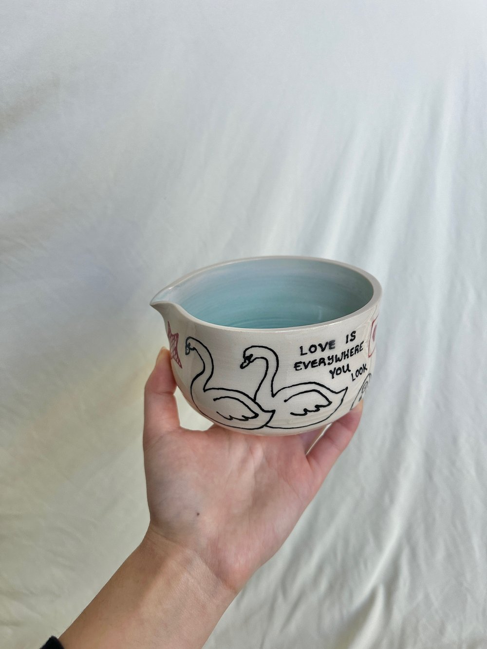 Image of Love Is Everywhere Matcha Bowl