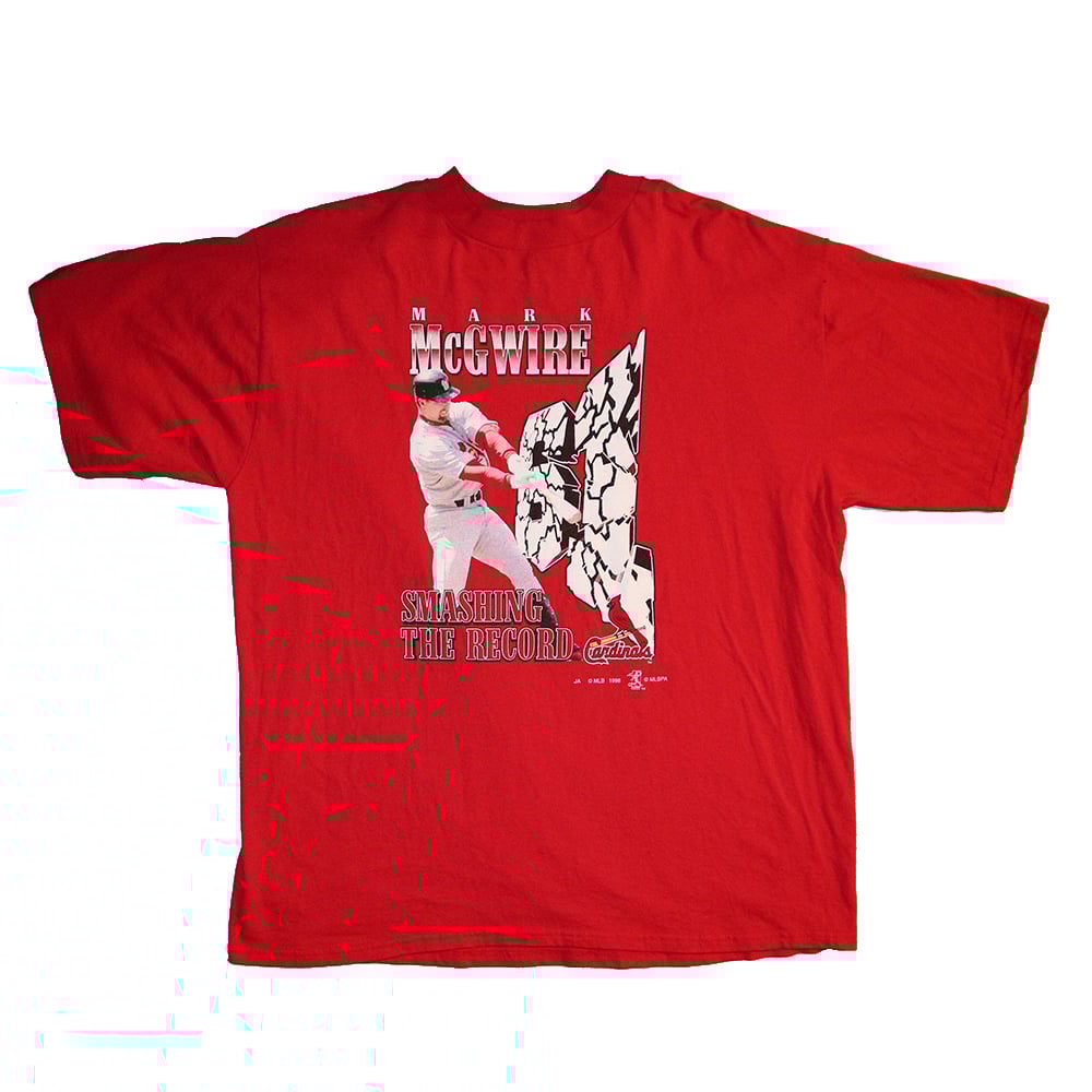 Image of Vintage 1998 Logo 7 Mark McGuire tee - XXL