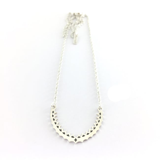 Silver Arch Necklace