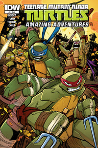 Image 2 of ORIGINAL ART TMNT Amazing Adventures COVER 5