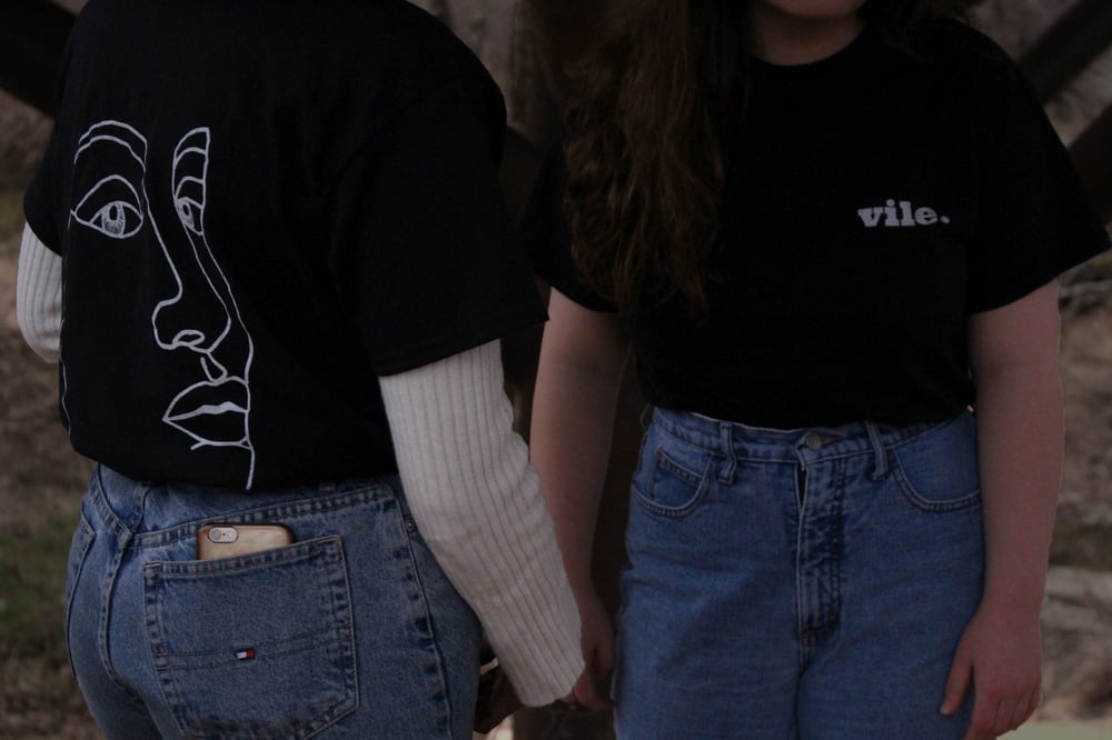 Image of "Who Is She?" shirt (Black)
